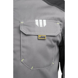 Куртка ЭДВАНС, серый-т.серый-черный