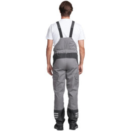 Полукомбинезон ЭДВАНС, серый-т.серый-черный
