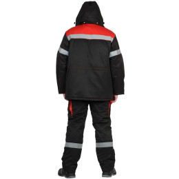 Костюм Сириус-Титан черный с красным