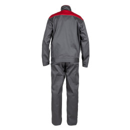 Костюм НЕМАН куртка и п/к серый с красной отделкой