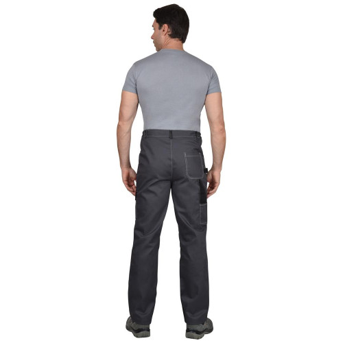 Брюки СИРИУС-Фаворит-Мега серый с черным