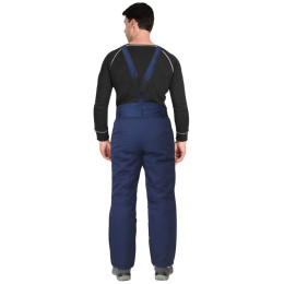 Костюм СИРИУС-ФАВОРИТ зимний: куртка, брюки т.синий со ср.серым