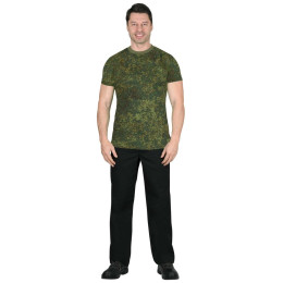 Футболка КМФ цифра зелёная 160г/м2