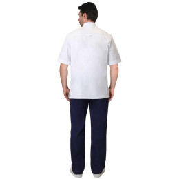 КОСТЮМ СИРИУС-АЛЕКС МУЖСКОЙ БЕЛЫЙ С Т.СИНИМ