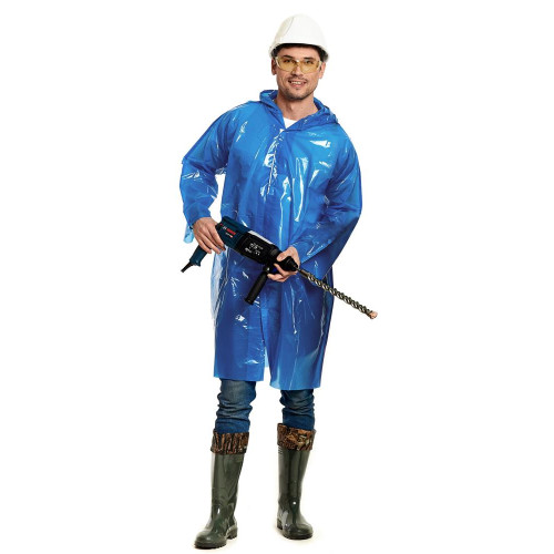 Плащ-дождевик Сириус-Профи на липучке ПВД 45 мкр. пропаянные швы