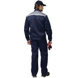 Костюм СИРИУС-ЛЕГИОНЕР куртка, п/к т.синий с серым СОП 25 мм