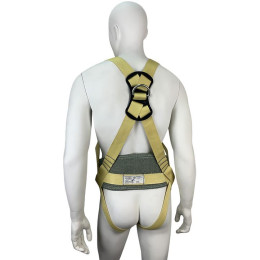 Страховочно-удерживающая привязь с наплечными и набедренными лямками УСП-2Ж4 (Огнеупорная)