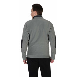 Куртка флисовая СИРИУС-АКТИВ серая отделка черная