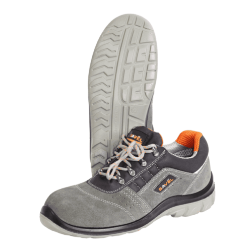 Полуботинки УНИВЕРСАЛ, замша (серые), ПУ-ПУ