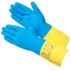 Перчатки из латекса и неопрена, двуцветные, HP300