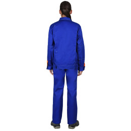 Костюм СИРИУС-ФАВОРИТ куртка, брюки васильковый со св.серым