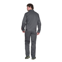 Костюм СИРИУС-ФАВОРИТ куртка, брюки т.серый со св.серым