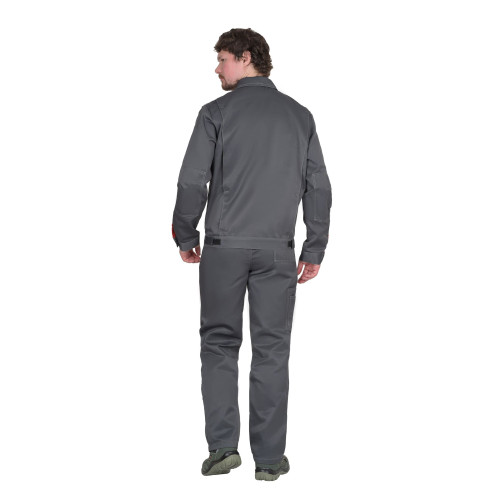 Костюм СИРИУС-ФАВОРИТ куртка, брюки т.серый со св.серым