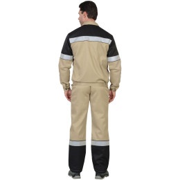 Костюм СИРИУС-ЛЕГИОНЕР куртка, п/к песочный с черным СОП 50мм