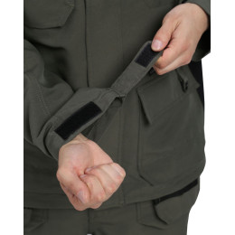 Костюм СИРИУС-ТРИТОН куртка, брюки хаки с черным тк.Кошачий глаз