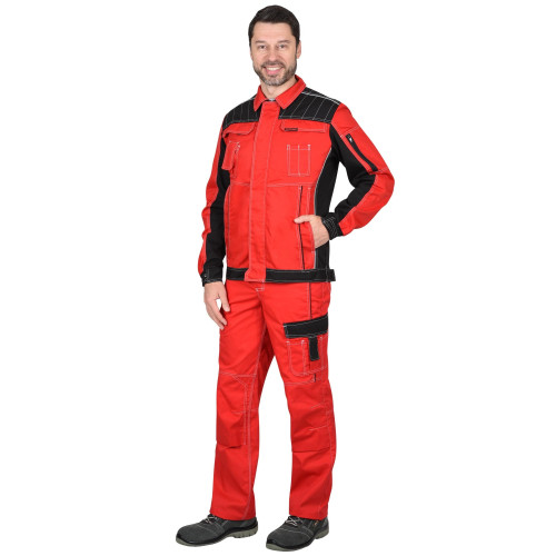 Куртка СИРИУС-ПРЕСТИЖ кор., красная с черным