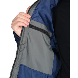 Куртка СИРИУС-УРБАН синяя с серым