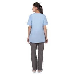 Костюм СИРИУС-КЭТРИН женский голубой с темно-серым