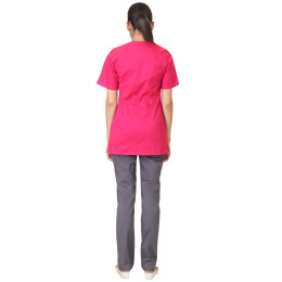 Костюм СИРИУС-ВАЛЕРИЯ женский фуксия с темно-серым