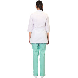 Костюм СИРИУС-ВЕРОНА женский белый с мятным