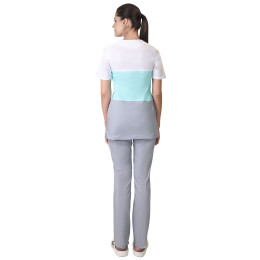 Костюм СИРИУС-РИАНА женский серый с мятным