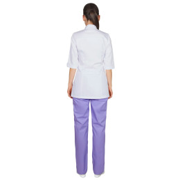 Костюм СИРИУС-БАРБАРА женский белый с фиолетовым