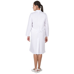 Халат СИРИУС-ЛИЗА женский белый с салатовым