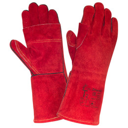 Краги спилковые усиленные 2Hands T2