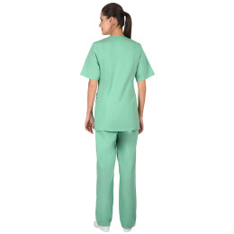 Костюм СИРИУС-ЖЕНЕВА женский светлая мята с тёмно-зелёным (СТ)