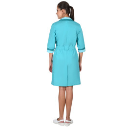 Халат СИРИУС-ФЛОРА женский светло-бирюзовый (СТ)