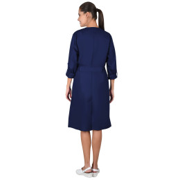 Халат СИРИУС-КОМФОРТ т.синий с белым